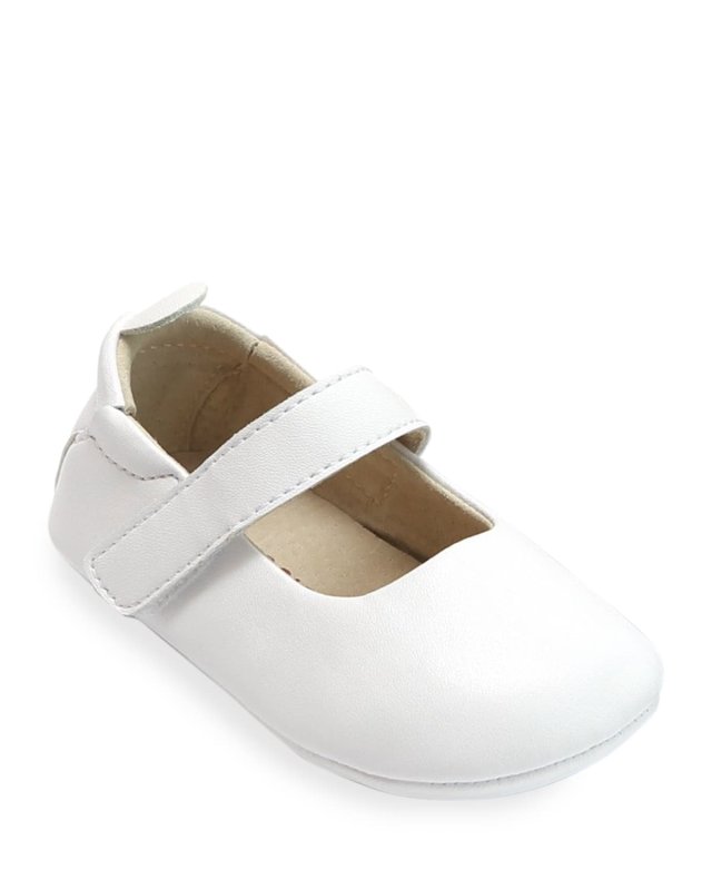 Charlotte Leather Mary Jane Crib Shoes, Baby